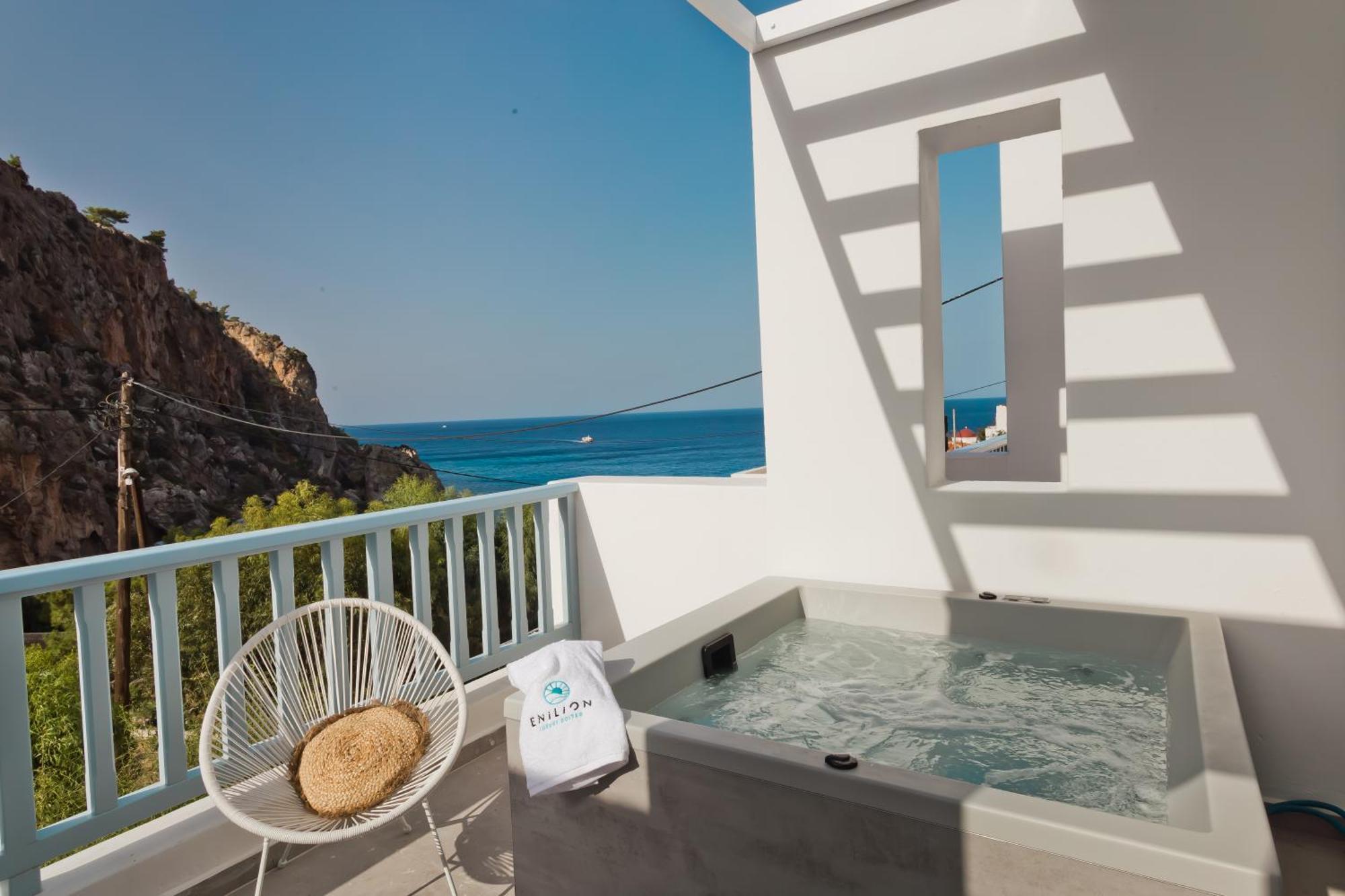 Enilion Luxury Suites Kyra Panagia エクステリア 写真